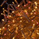 18.7m 750 LED TreeBrights Christmas String Lights with Timer in Vintage Gold and Red on Clear Cable