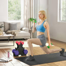 SPORTNOW Hex Dumbbells Set With Dumbbell Rack, 2 X 1kg, 2 X 3kg, 2 X 5kg
