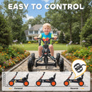 AIYAPLAY Pedal Go Kart, Go Kart For Kids Ages 2-5 Years, Black