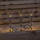 Set of 8 Battery Powered Light up Snowflake Christmas Path Lights with LEDs