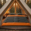 Outsunny Double Sleeping Bag With 2 Pillows, 220 X 160cm Sleeping Bag