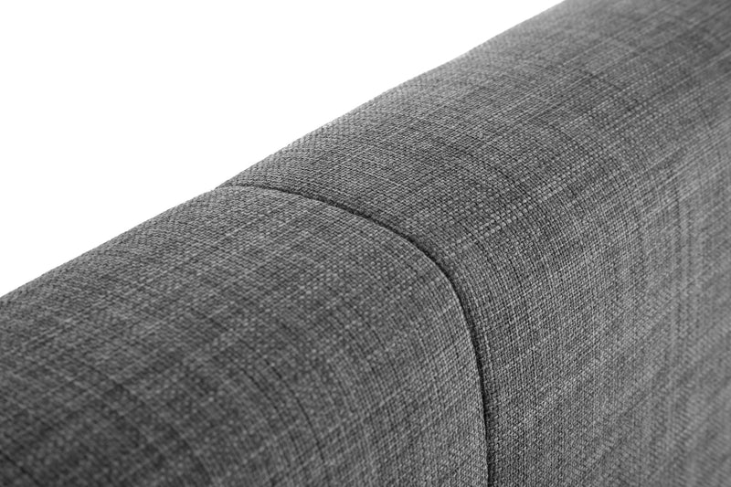 Sorrento Ottoman Storage 150cm King Bed - Slate Linen