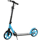 HOMCOM Folding Kick Scooter For 14+ W/ Adjustable Height, Blue