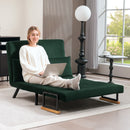 HOMCOM Click Clack 2 Seater Sofa Bed for Living Room, Guest Room