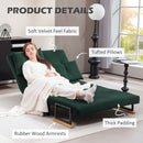 HOMCOM Click Clack 2 Seater Sofa Bed for Living Room, Guest Room