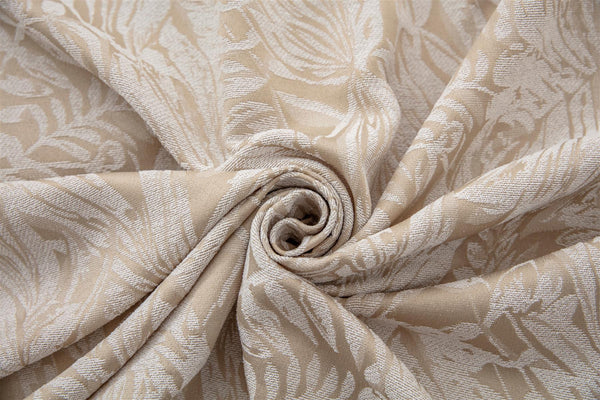 Botanic Chenille Jacquard Lined Ring Top Curtains
