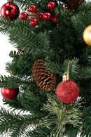 Lifeideas 2-Pack Artificial Christmas Trees with Decorations and LED Lights