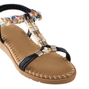 Pair Of Casual Bohemian Open-Toe Sandals