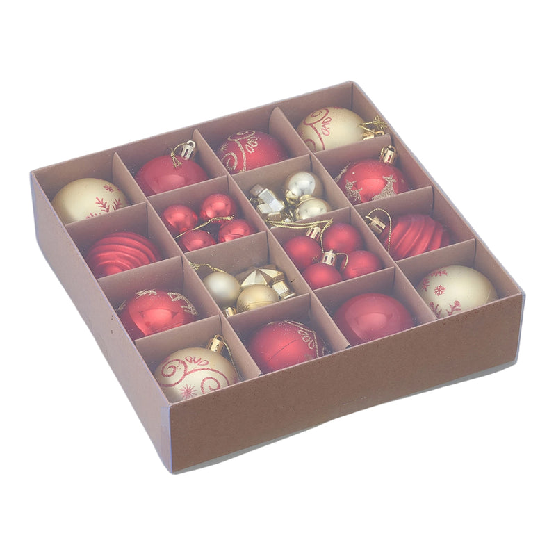 Lifeideas 44-Piece Christmas Ornaments for Tree Decoration