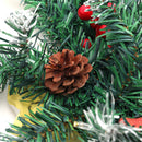 Lifeideas 270cm Artificial Spruce Garland with 50 Warm White LED Lights