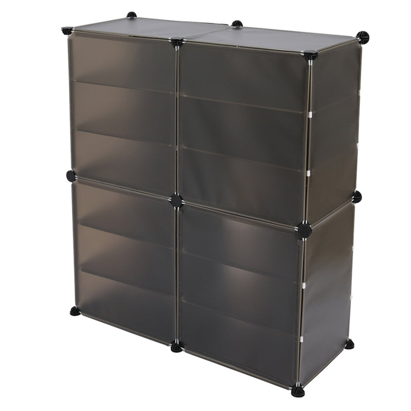 Livingandhome Foldable 6-Tier Shoe Storage Unit