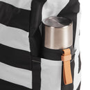 Modishion Black Stripe Waterproof Large Tote Handbag for Beach