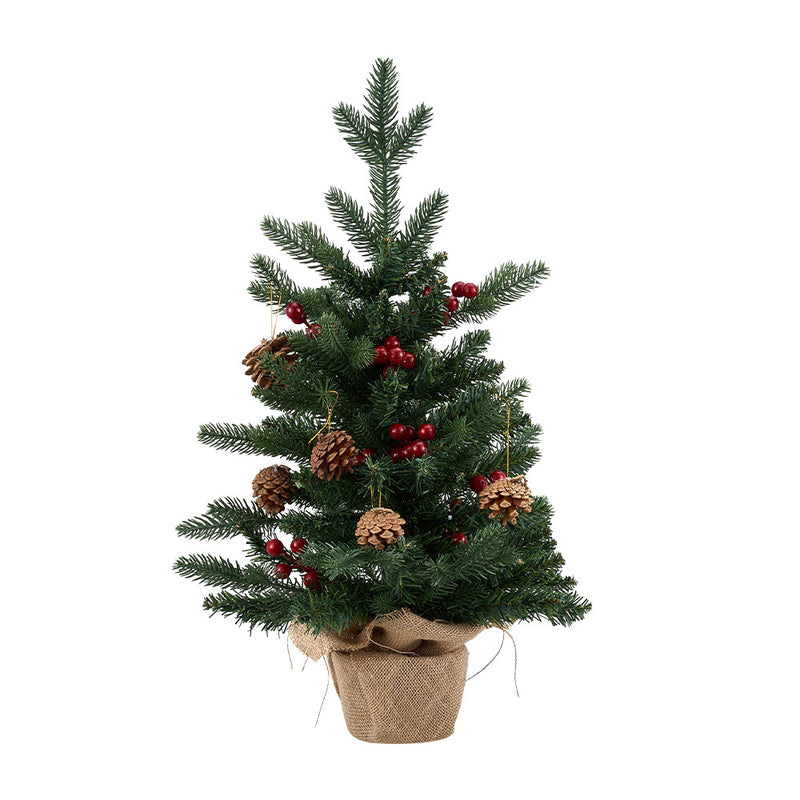 Lifeideas 2ft Small Christmas Tree with LED Lights