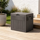 Breeins 126L PP Garden Storage Box With Combination Padlock