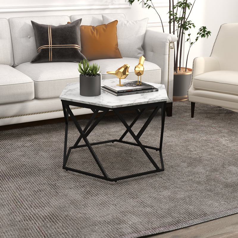 HOMCOM Modern Coffee Table