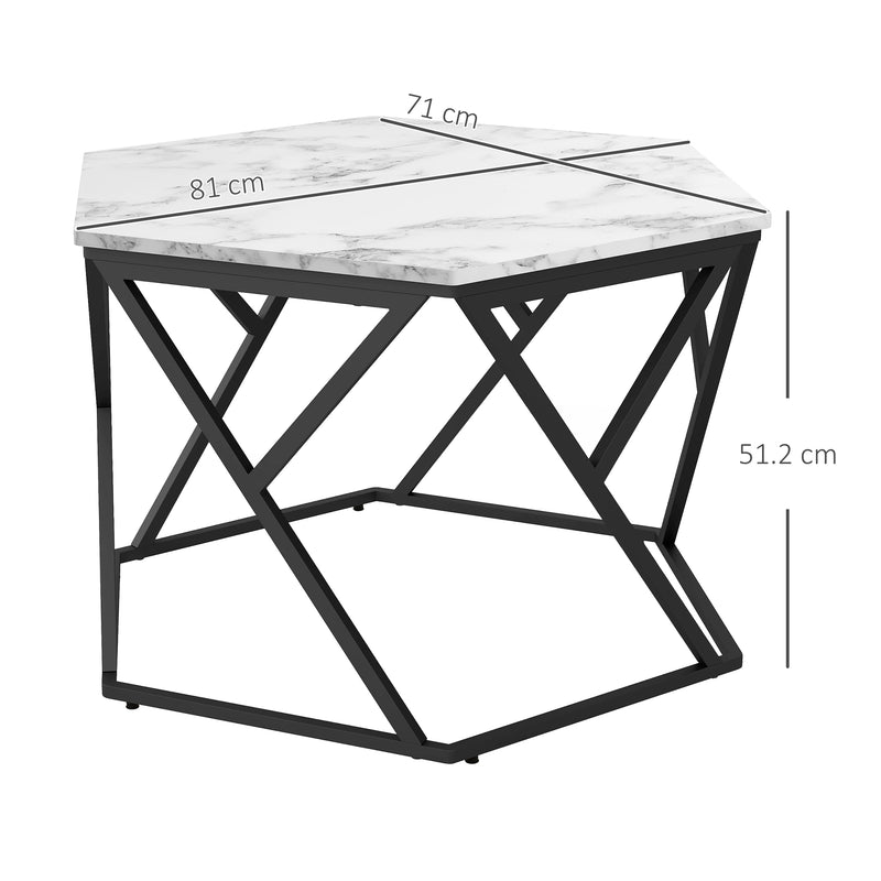 HOMCOM Modern Coffee Table