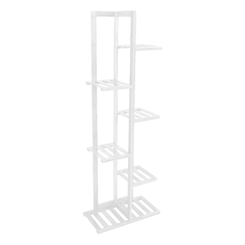 Breeins Rustic Wooden Multi-Tiered Potted Plant Stand