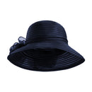 Floral Organza Wide-brim Sun Hat