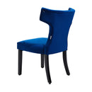 Livingandhome Set of 2 Upholstered Dining Chairs