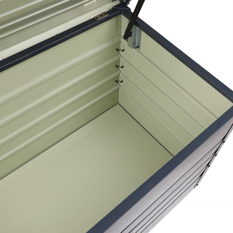 Garden Sanctuary Steel Garden Lockable Storage Box for Tools