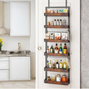 Lifeideas Steel and Wood Over-the-Door Kitchen Pantry Organizer