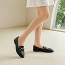 Slip-On PU Leather Horsebit Loafers