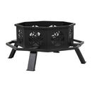 Breeins Heavy Duty Wood Burning Octagonal Fire Pit