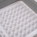 Livingandhome Plastic Collapsible Dish Rack Drainer