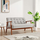 Livingandhome Classic Button-Tufted Lounge Sofa