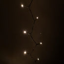 380 LED 23m Christmas Outdoor 8 Function Timer Lights in Warm White