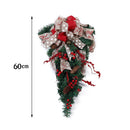 Lifeideas Ribbon Bow Christmas Teardrop Swag