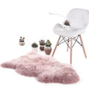 Lifeideas Super Soft Shaggy Area Rug Irregular Shape
