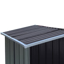 Garden Sanctuary Garden Outdoor Metal Firewood Log Storage Shed