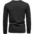 Long-Sleeved Henley T-Shirt