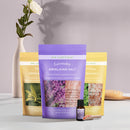 Livingandhome 3 Pcs Bath Epsom Salts With Himalayan Bath Salt Set