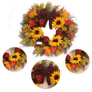 Autumn Sunflower LED Wreath