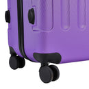 Livingandhome Modern Hardside Spinner Suitcase with Combination Lock
