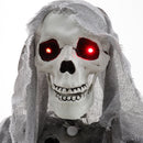 Halloween Hanging Skeleton Ghost with Motion Sensor