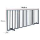 Kidkid 4 Panel Wooden Foldable Freestanding Pet Gate