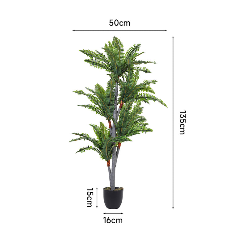 Breeins Artificial Persian Grass Decorative Plant in Planter