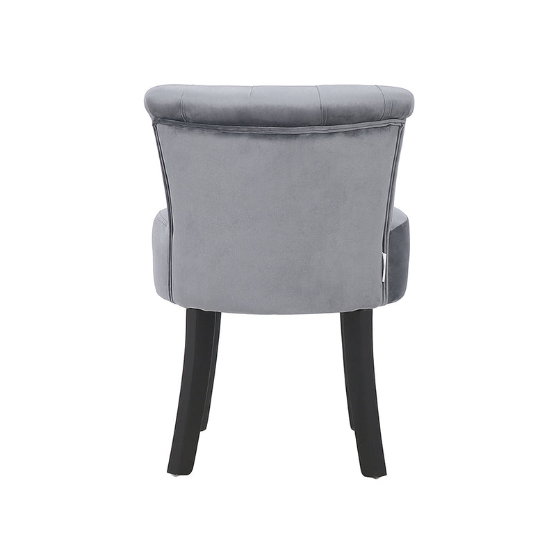 Livingandhome Modern Upholstered Buttoned Stool for Dressing Table