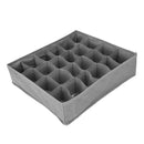 Lifeideas 3 Packs Underwear Drawer Organizer Storage Box Bra Tidy Socks Ties Draw Divider