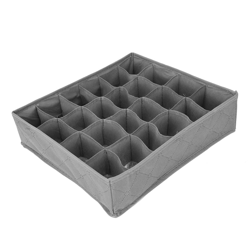 Lifeideas 3 Packs Underwear Drawer Organizer Storage Box Bra Tidy Socks Ties Draw Divider