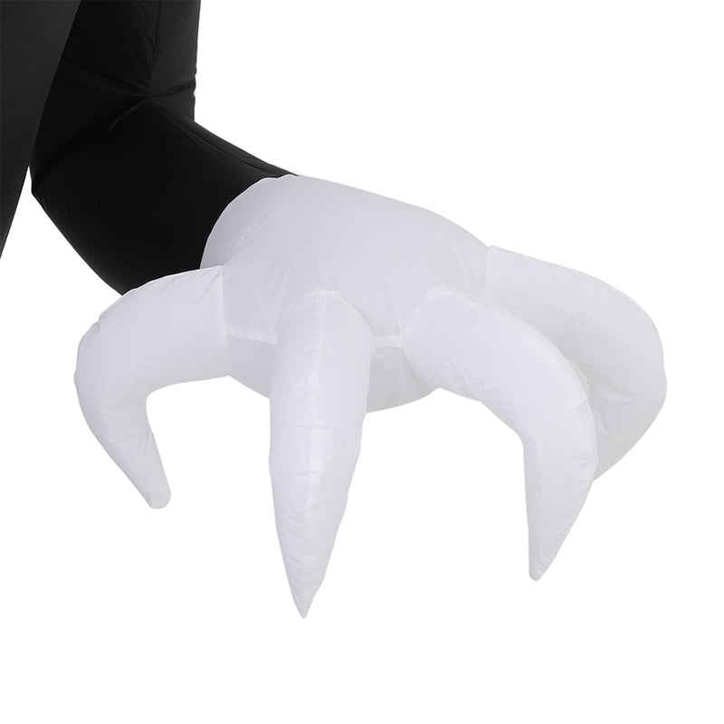 Halloween Inflatable Outdoor Ghost with Raising Hands and LED Lights Yard Decoration
