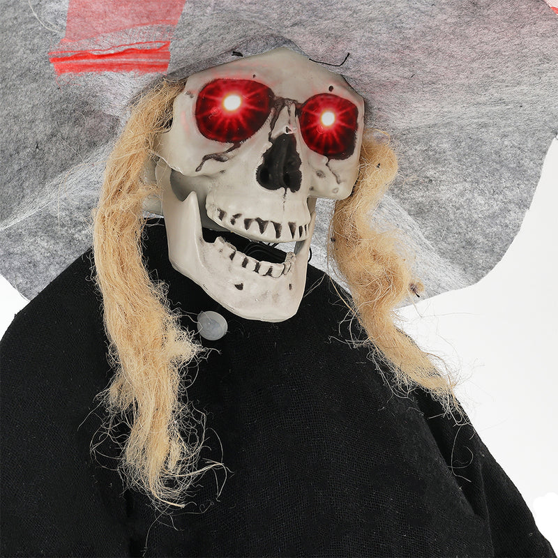 Halloween Voice-Activated Hanging Witch