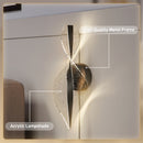 HOMCOM Led Wall Lamp 2 Pack, Modern Indoor Spiral Wall Light