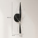 HOMCOM Led Wall Lamp 2 Pack, Modern Indoor Spiral Wall Light