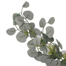 Lifeideas 185cm Artificial Rose Eucalyptus Garland Vine Wall Hanging