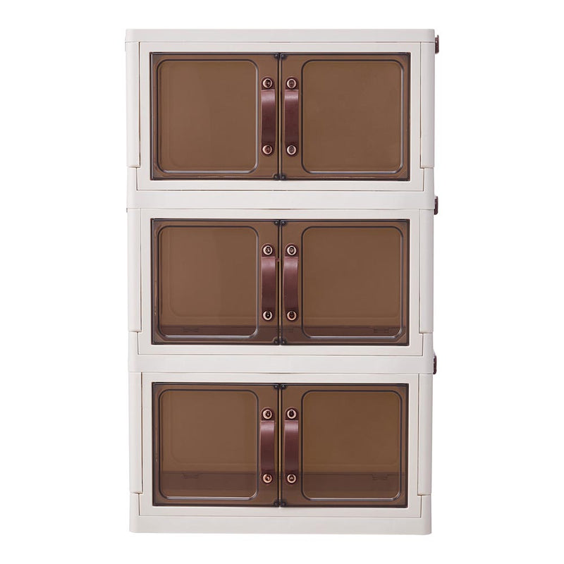 Lifeideas 3-Tier Double-door Desk Organizer Storage Box