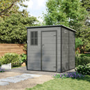 6 x 6FT Outdoor Plastic Garden Storage Shed